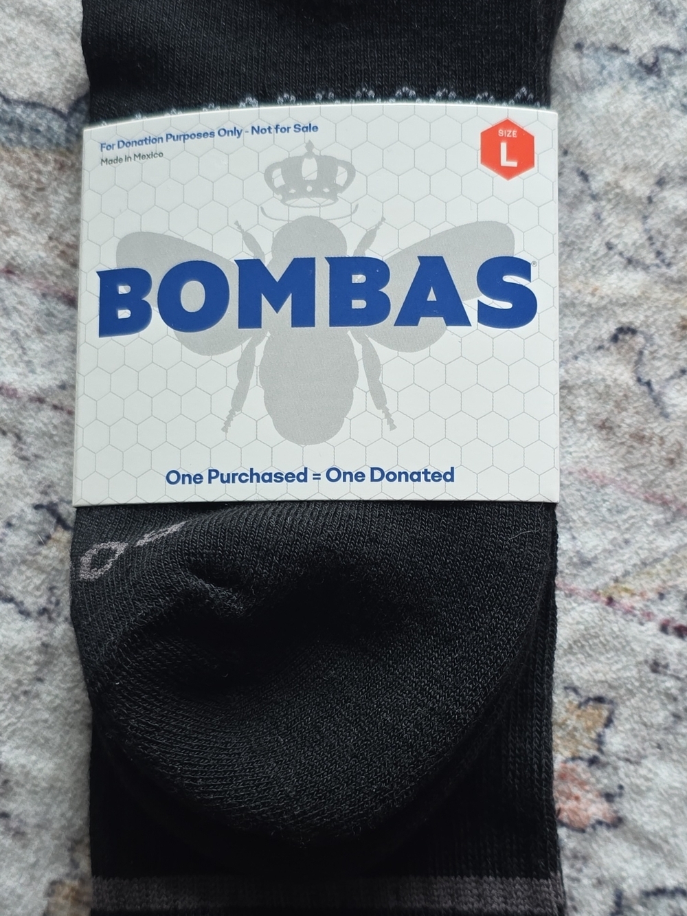 Bombas Black Men's Crew Socks